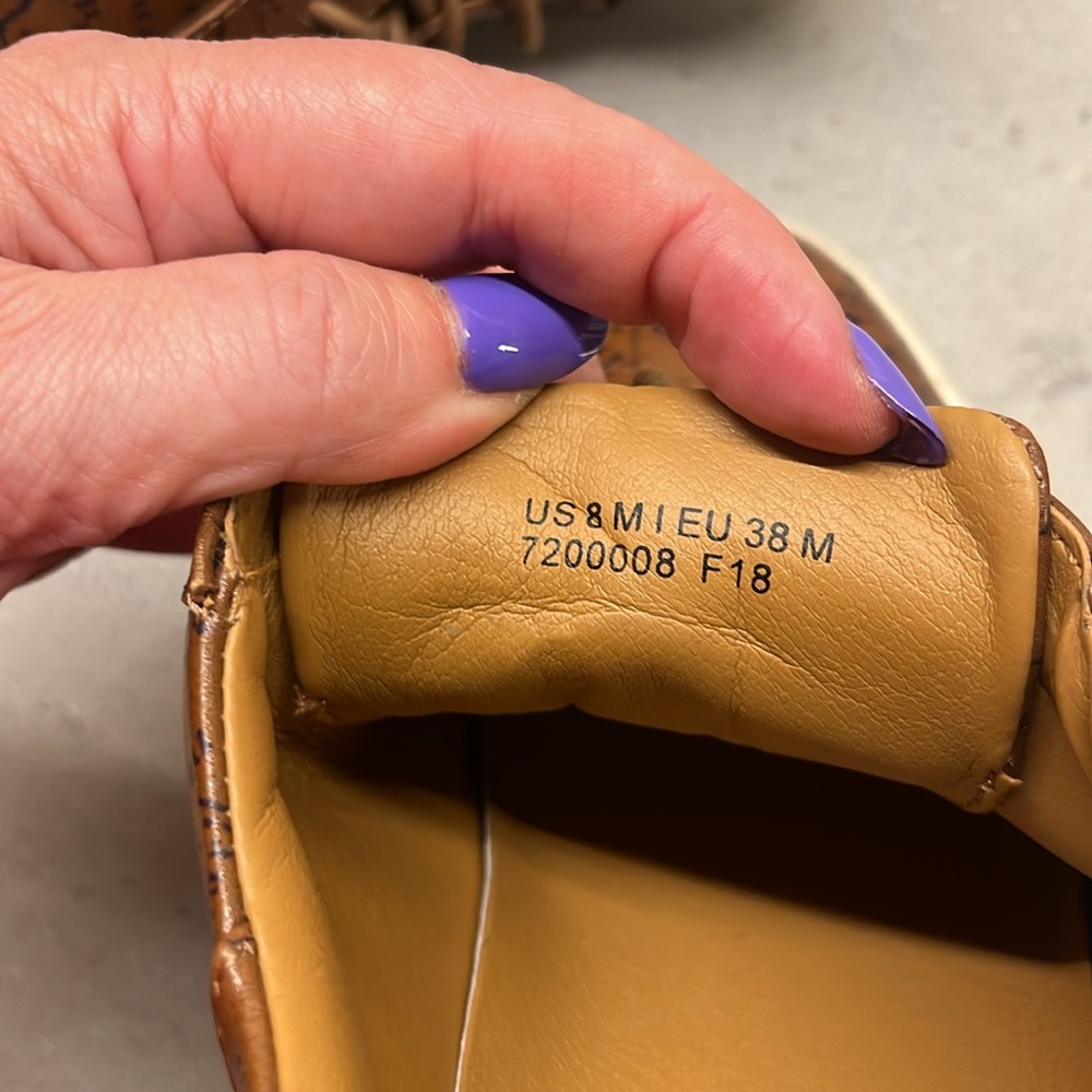 Patricia Nash Uma map pattern leather sneakers - Picture 10 of 10